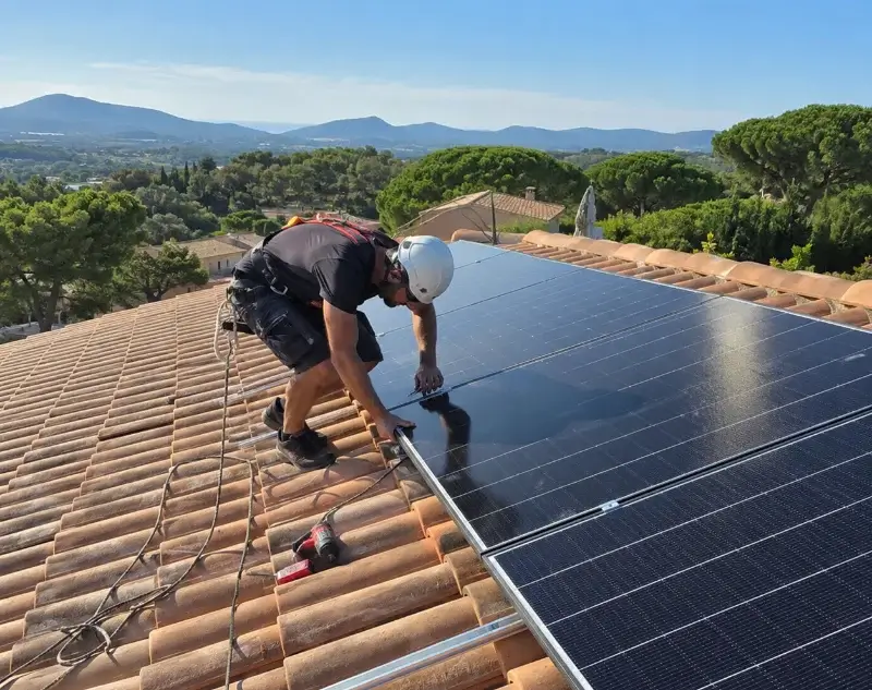 Installateur panneaux solaires Courcoury — pose photovoltaïque sur toiture