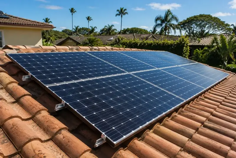Installation de panneaux solaires à Courcoury